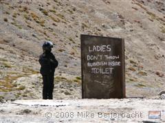 het dames toilet
